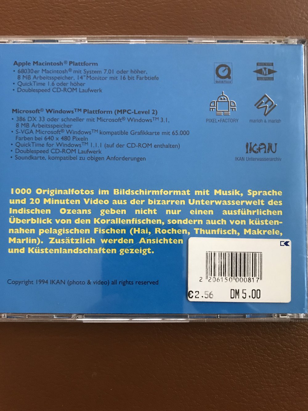 Fischführer indischer Ozean CD