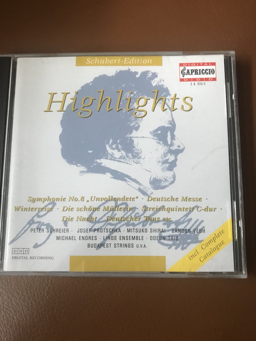 CD Musik von Schubert