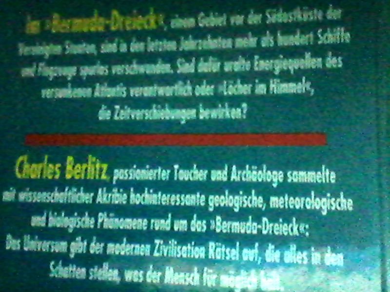 Buch über das Bermuda Dreieck