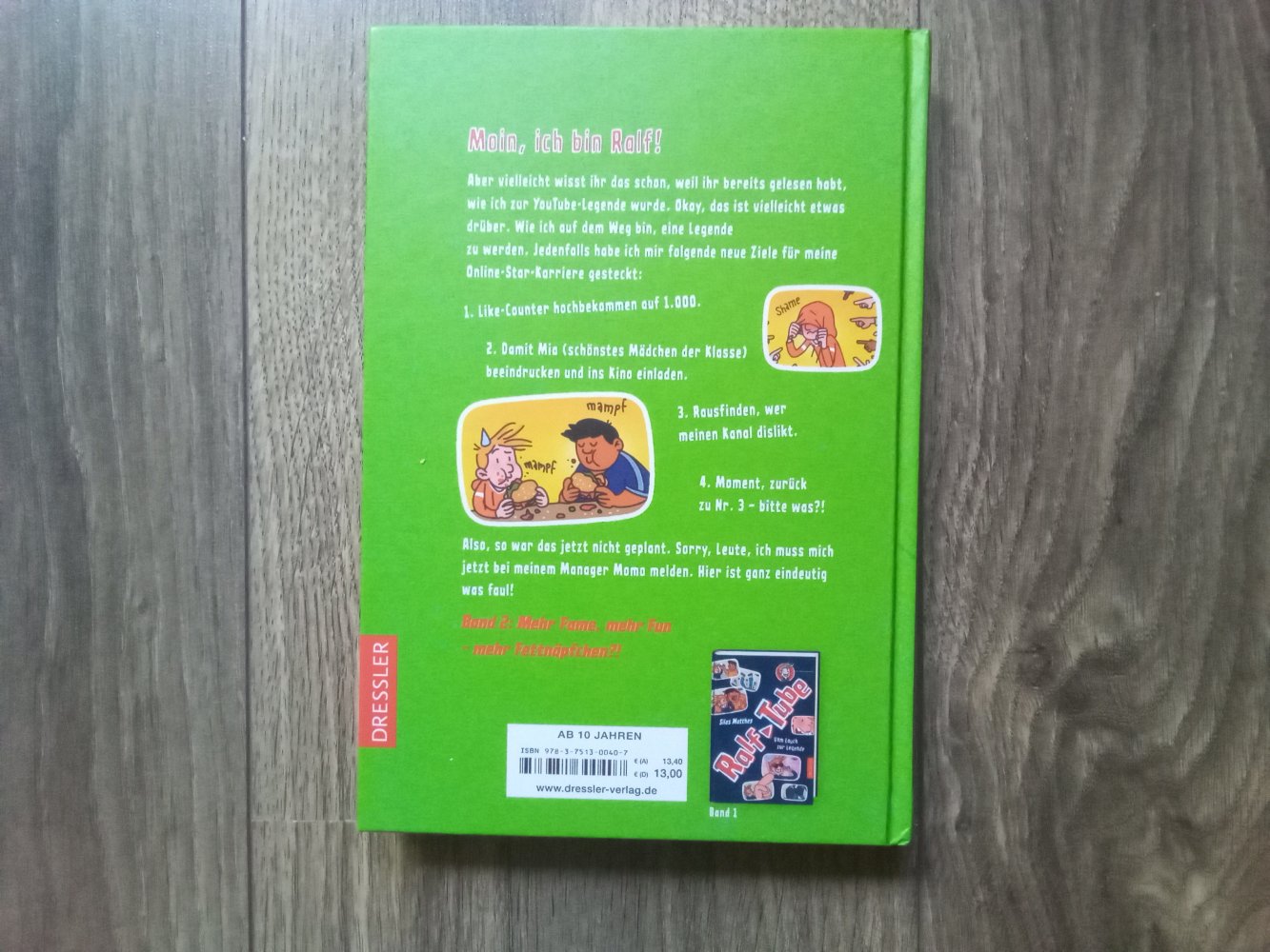 Ralf-Tube Band 1+2 Vom Lauch zur Legende Daumen runter für Dislike-Disser Silas Matthes Dressler