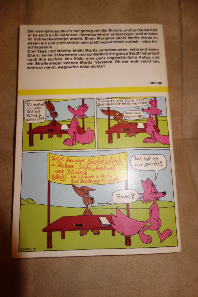 Moritz und die sprechende Katze rotfuchs Buch Christa Kozik