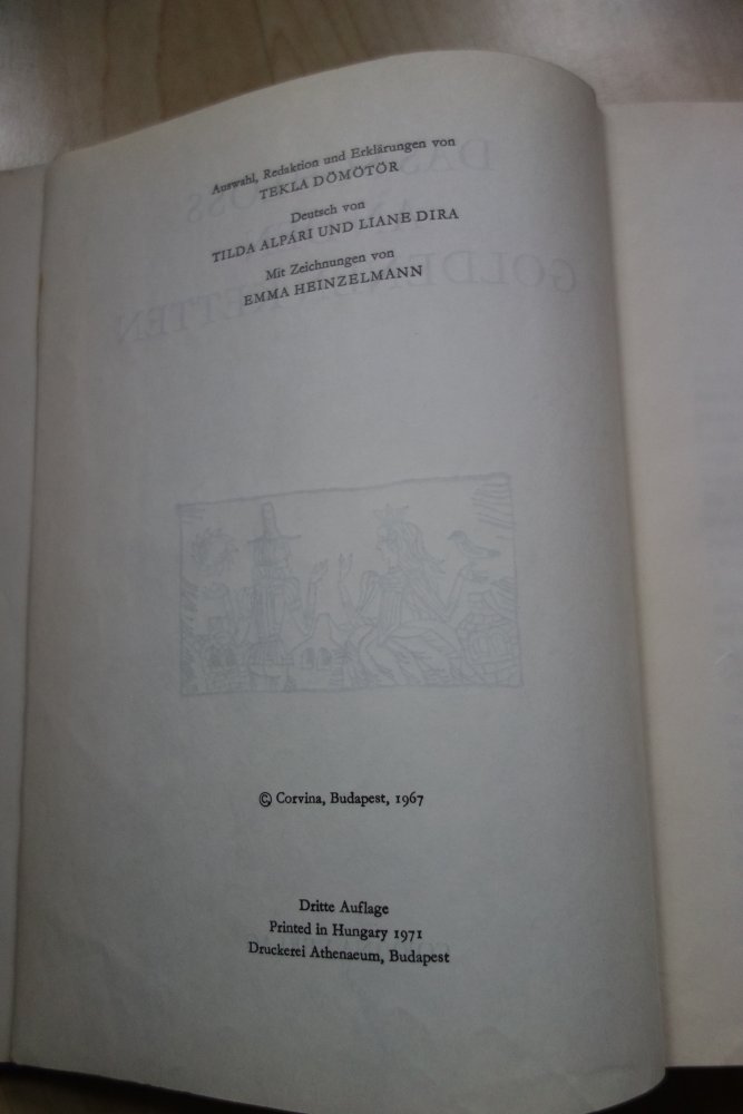 Das Schloss an den goldenen Ketten Corvina Verlag 1971 Märchen