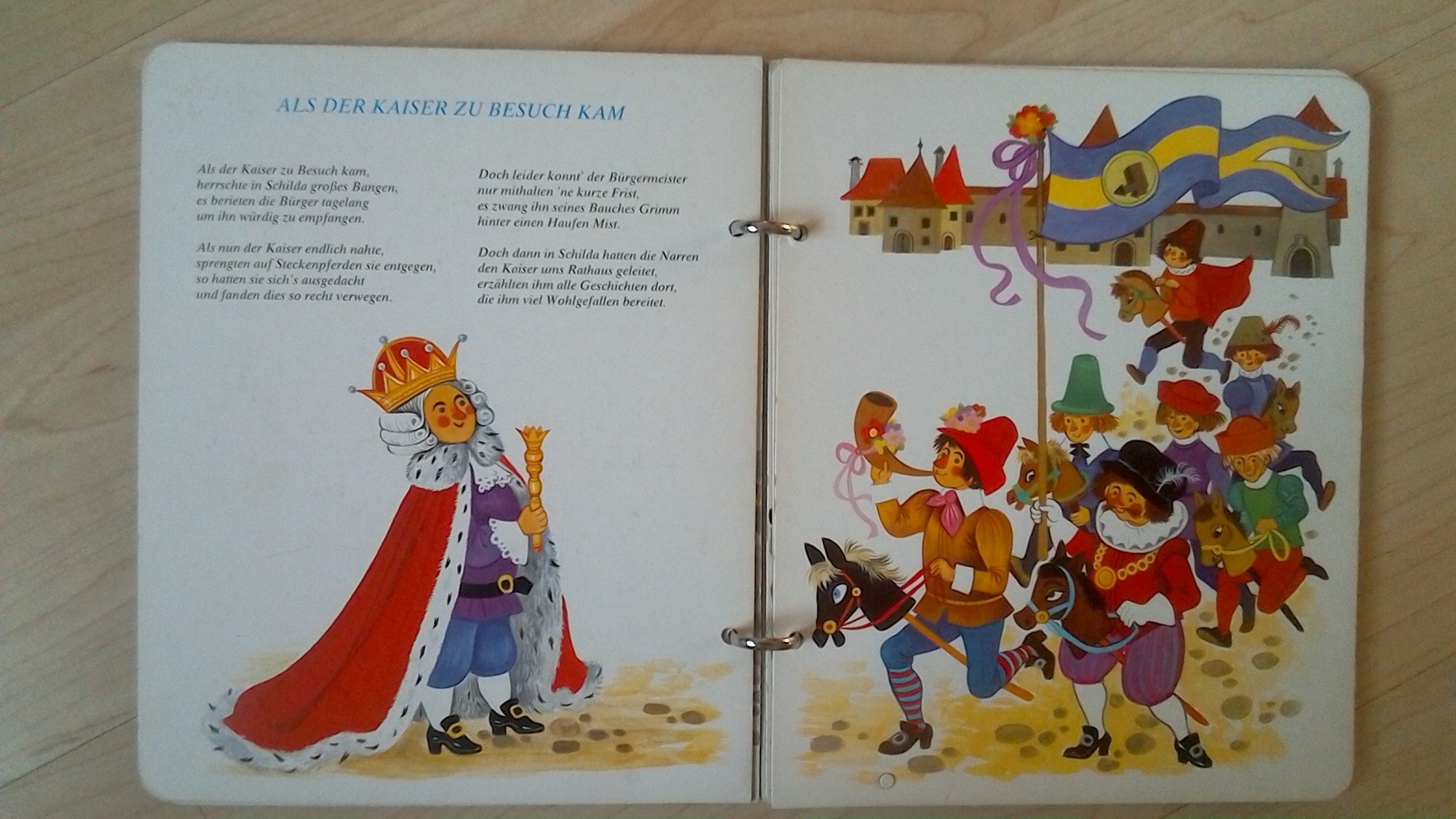 die Schildbürger Otto Moravec Bilder Buch Ringbindung