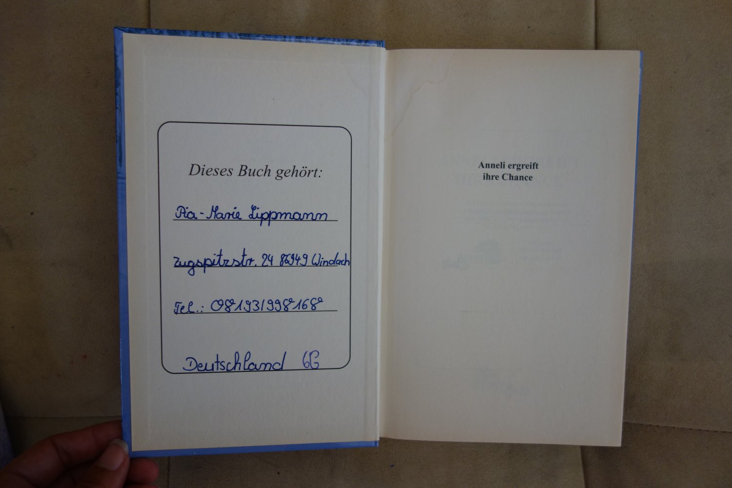 Anneli ergreift ihre Chance Jennifer Johansson Buch Pferde