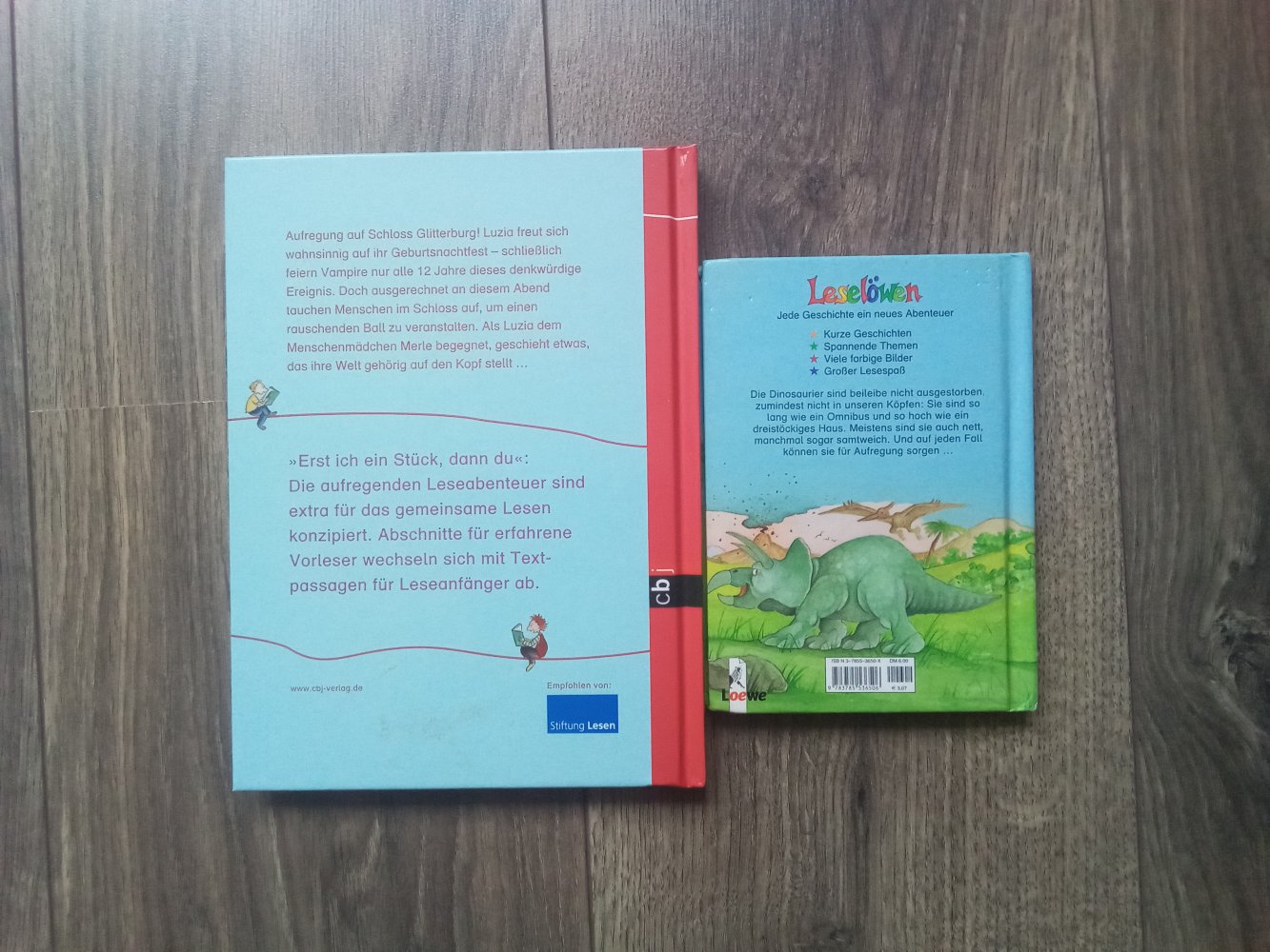 Erst ich ein Stück dann du Luzia und der Ball der Vampire Leselöwen Dinosauriergeschichten Ingrid Uebe Patricia Schröder