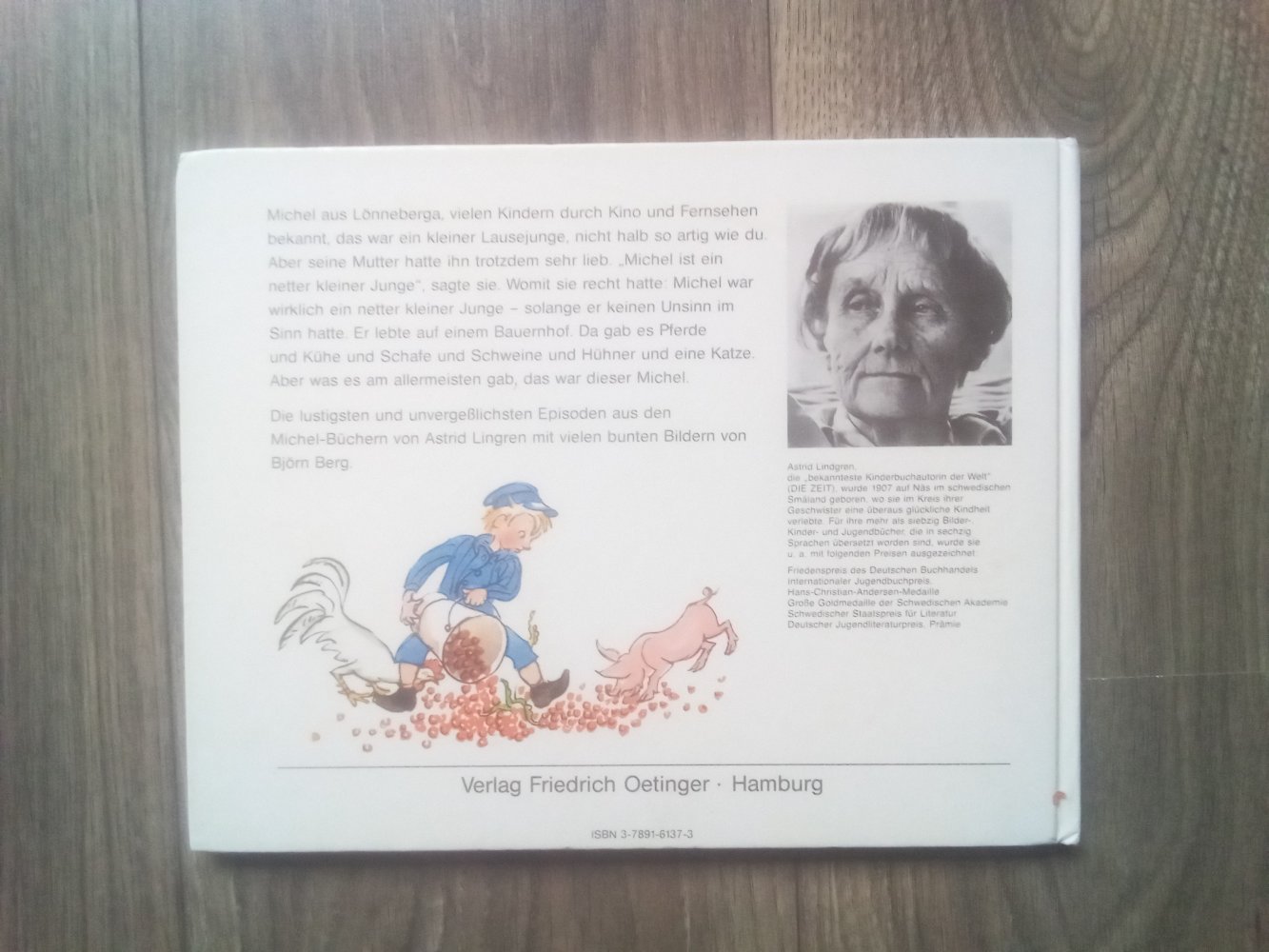 Michel aus Lönneberga Astrid Lindgren Bilderbuch 1973