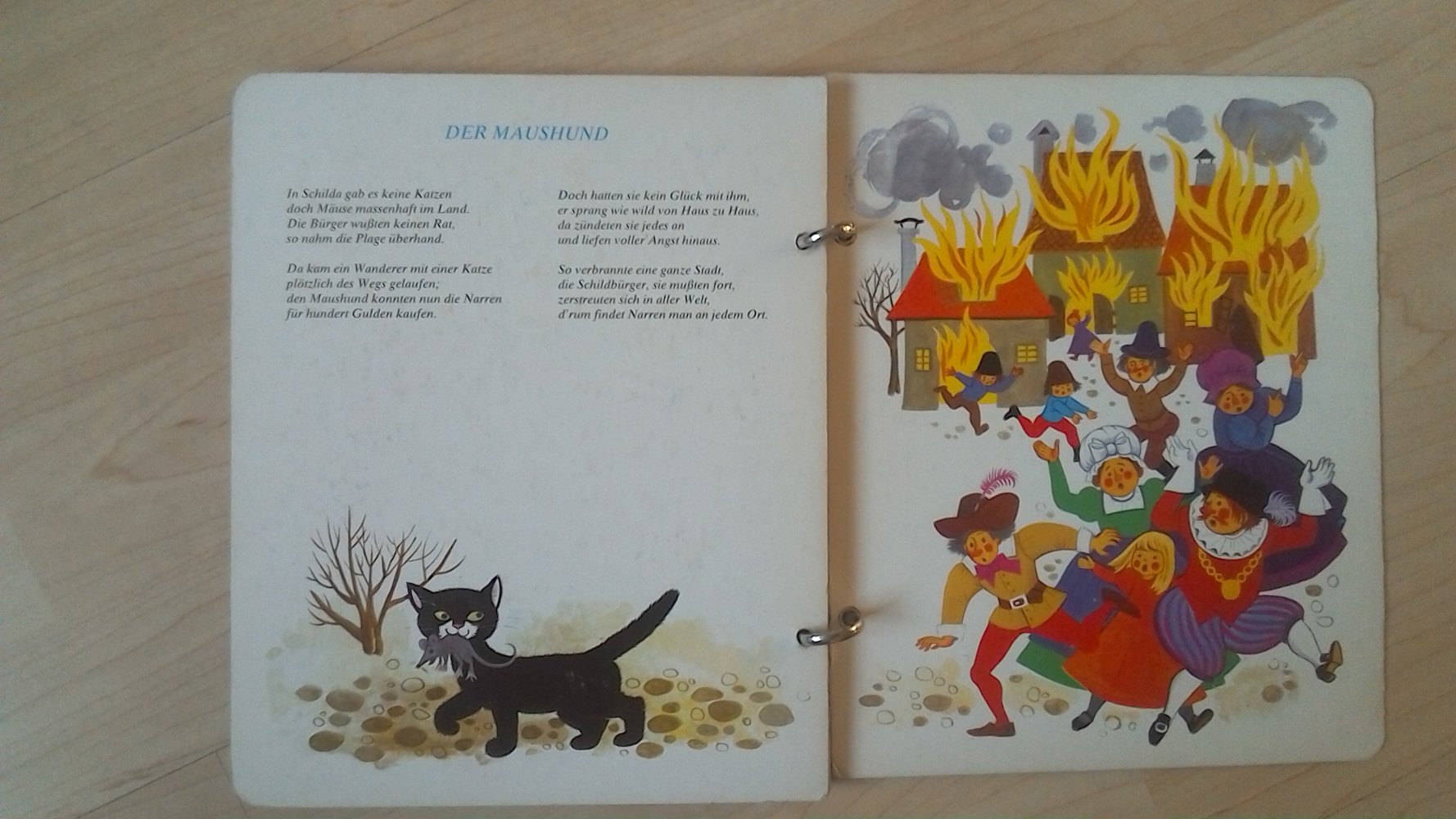 die Schildbürger Otto Moravec Bilder Buch Ringbindung