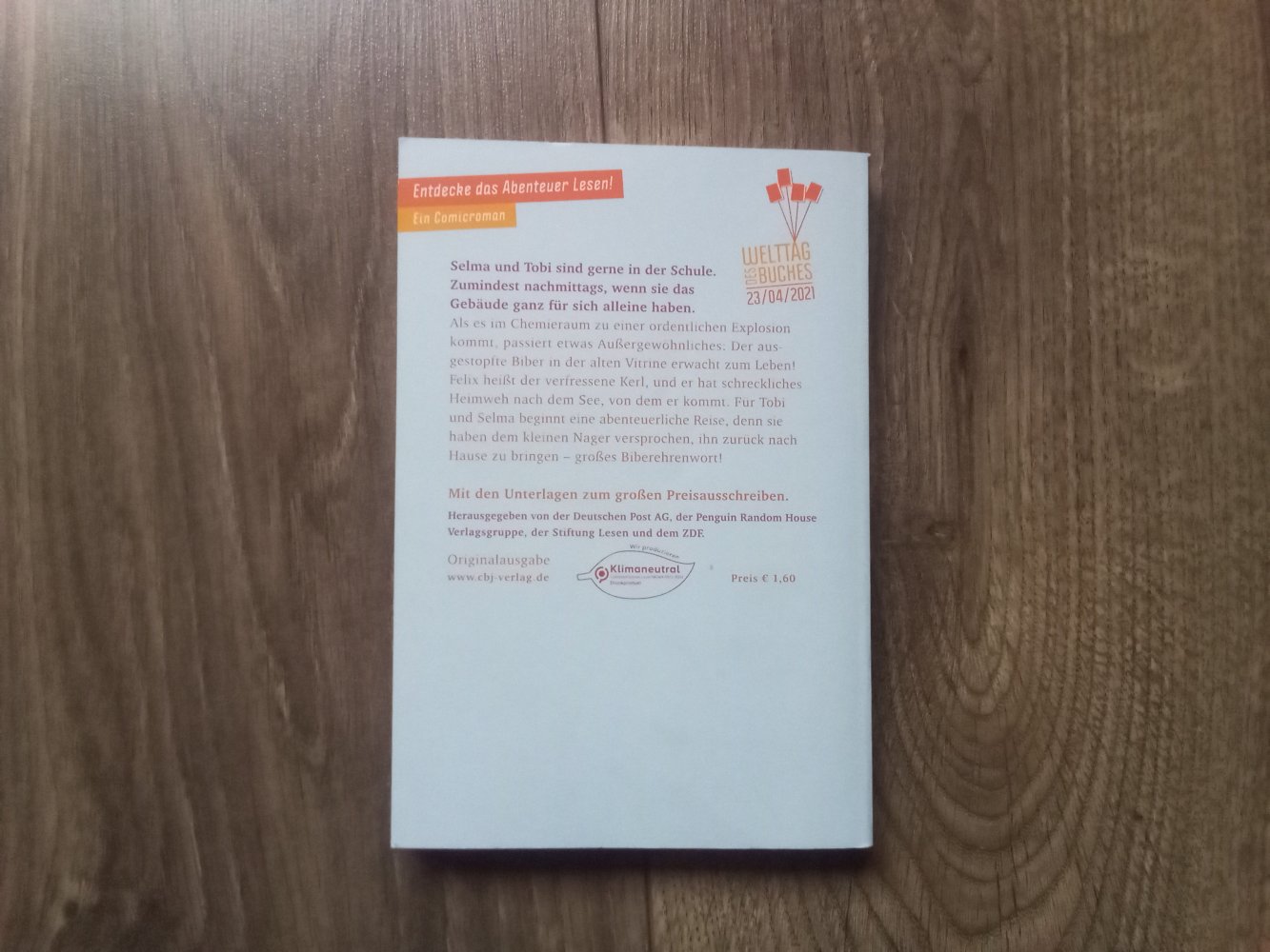 Biber undercover Buch Rüdiger Bertram Comic Roman Ich schenk dir eine Geschichte 2021