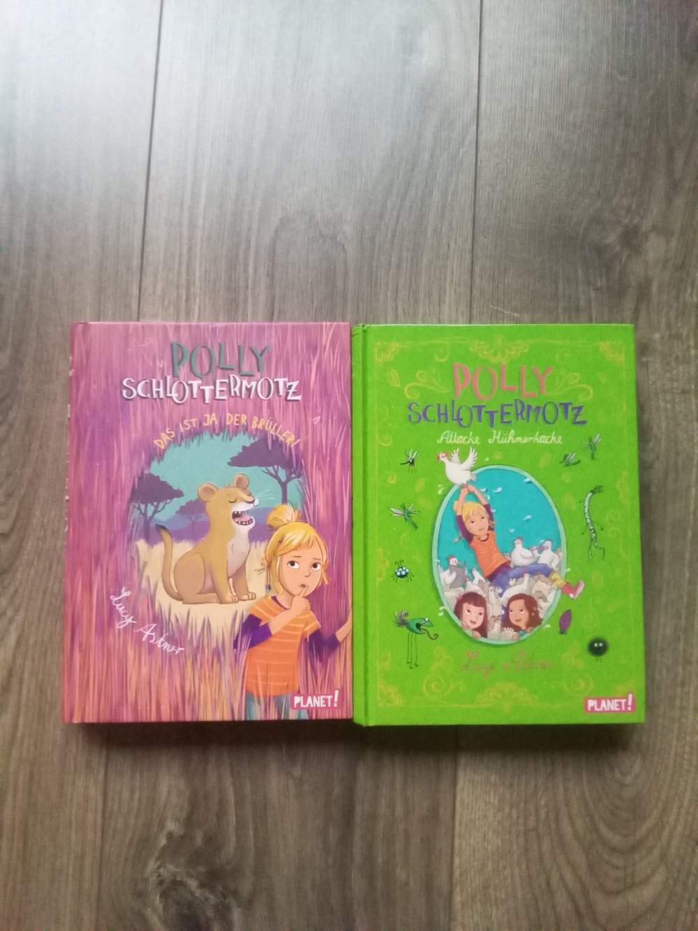 Lucy Astner Polly Schlottermotz Band 1-3 + 6 Buch Rüssel Hühnerkacke Brüller 