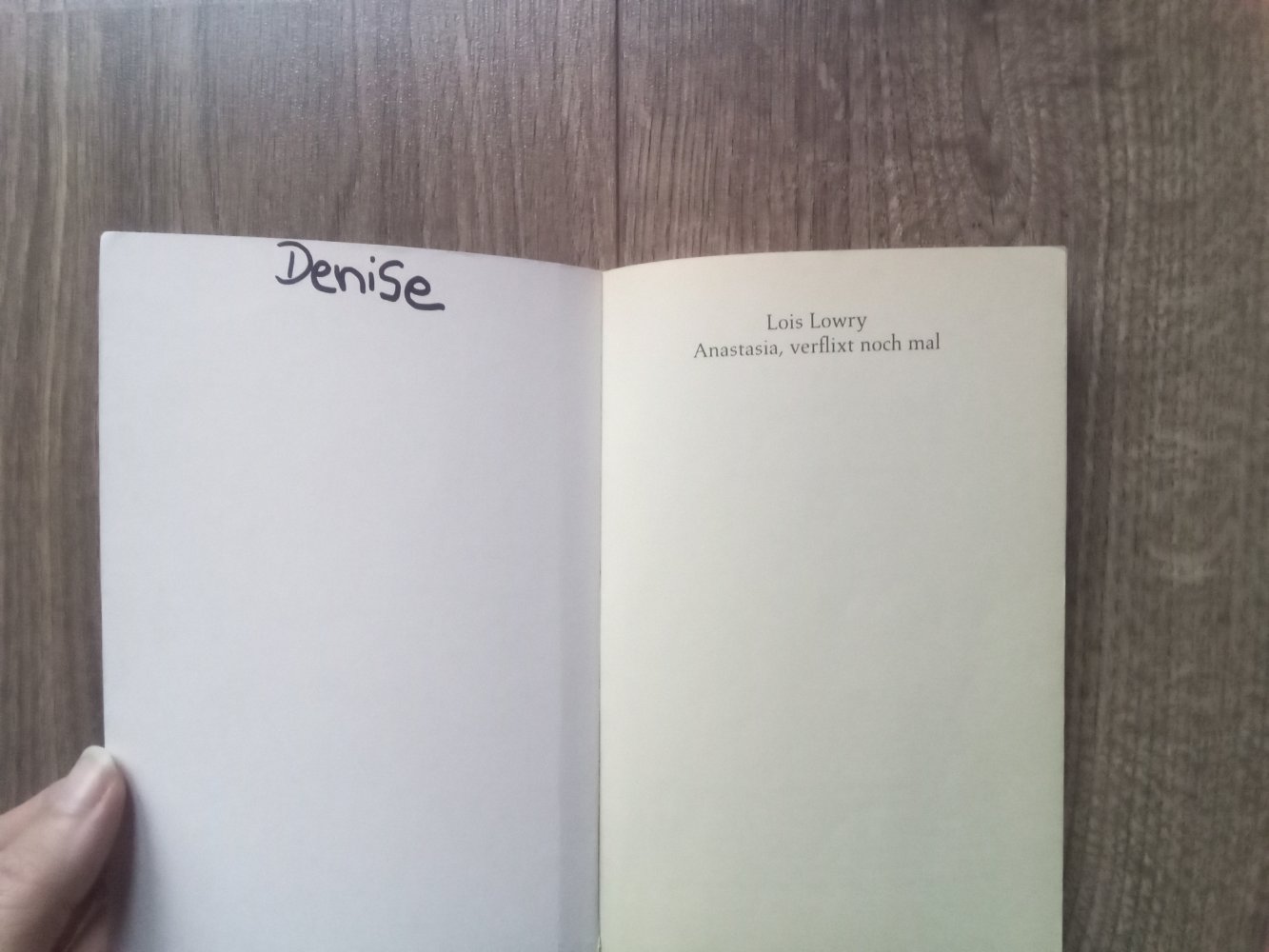 Anastasia, verflixt noch mal Lois Lowry dtv junior ab 10 Buch