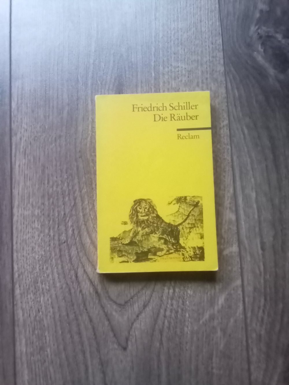 Reclam Heft die Räuber Friedrich Schiller Lektüre Buch