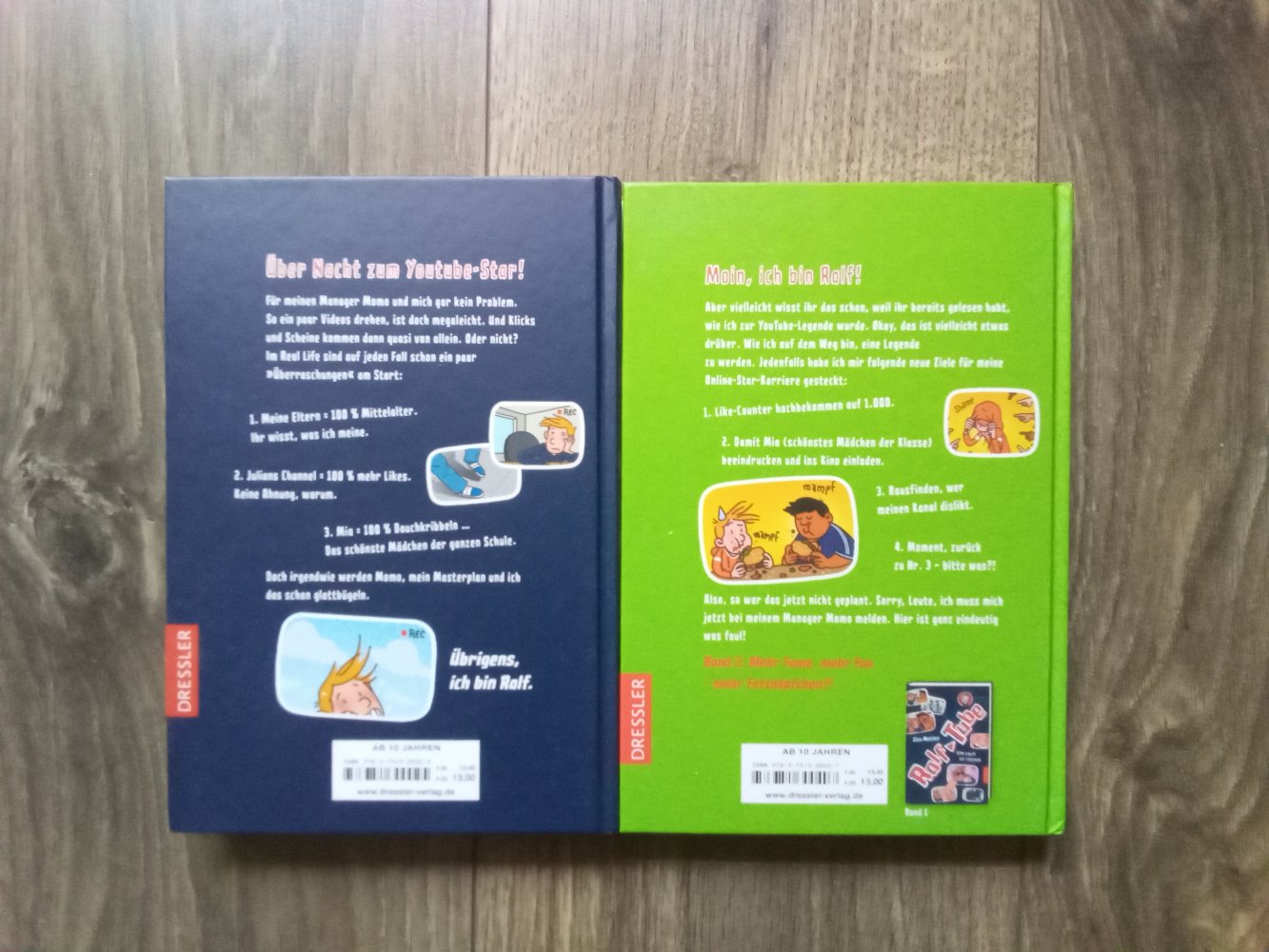 Ralf-Tube Band 1+2 Vom Lauch zur Legende Daumen runter für Dislike-Disser Silas Matthes Dressler