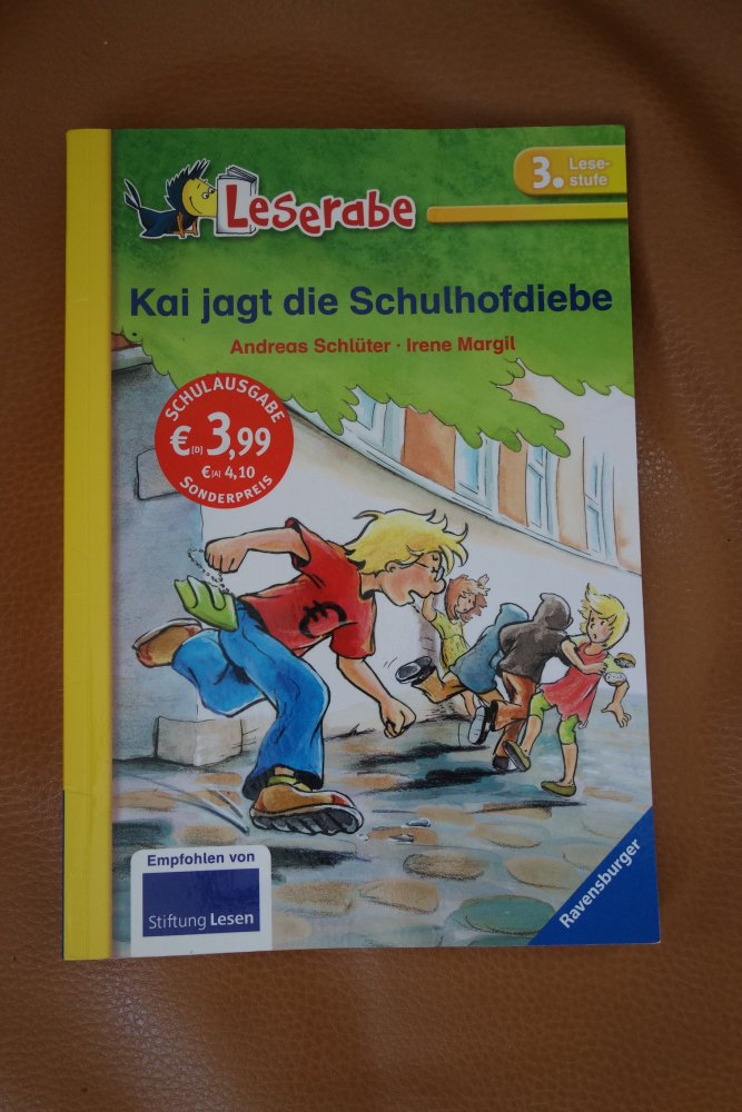 Leserabe Kai jagt die Schulhofdiebe Andreas Schlüter 3. Lesestufe