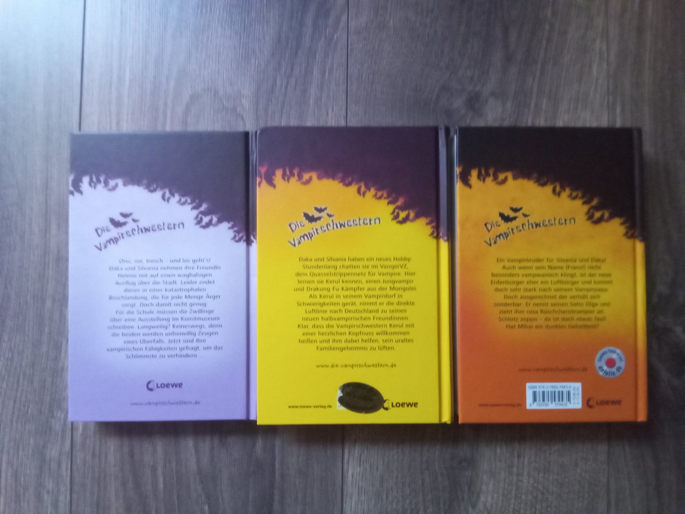3x Die Vampirschwestern Franziska Gehm Loewe Band 2 7 11