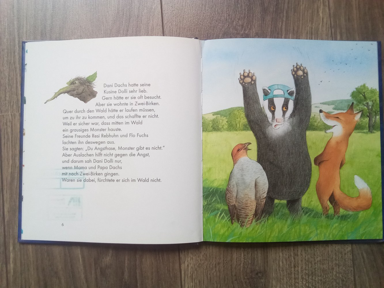 Dani Dachs hat Monster-Angst Christine Nöstlinger Bilderbuch