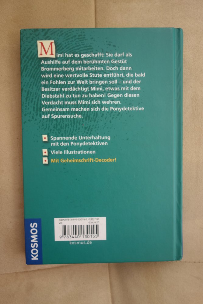 Die Ponydetektive Fohlen in Gefahr Petra Wiese Band 11 Kosmos 