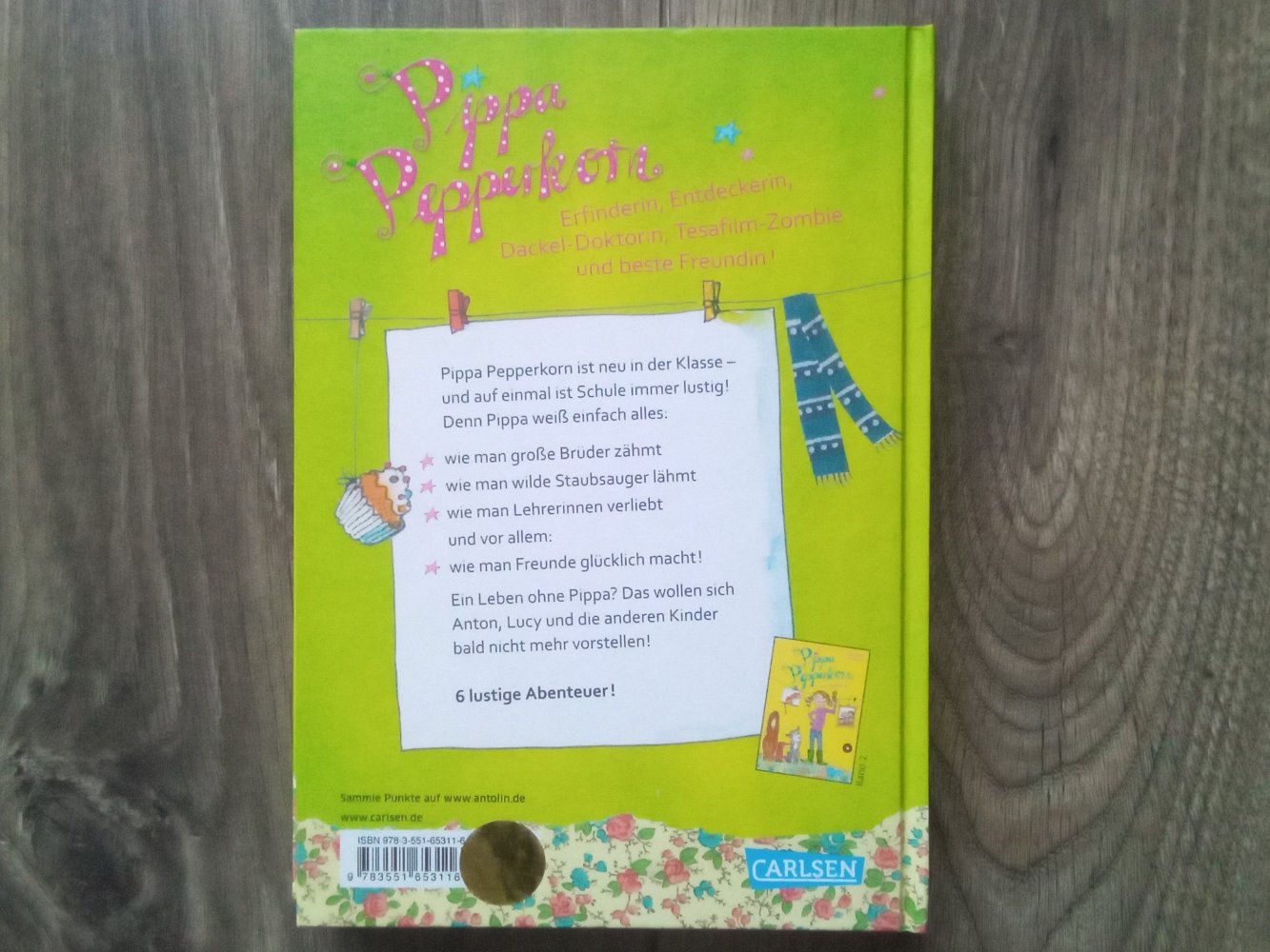 2x Pippa Pepperkorn Band 1 + 4 Charlotte Habersack