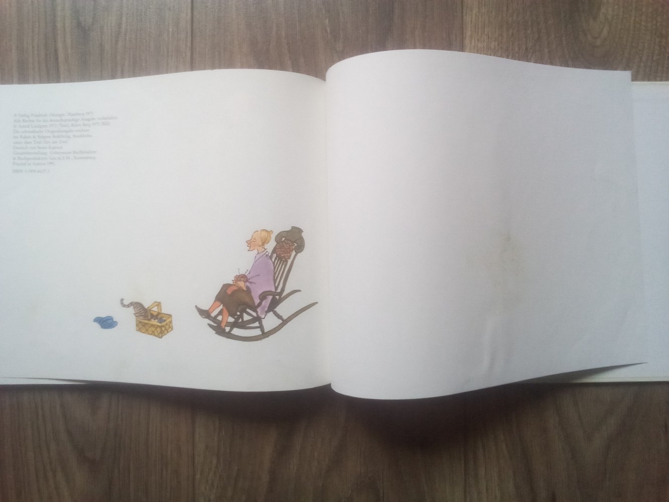 Michel aus Lönneberga Astrid Lindgren Bilderbuch 1973