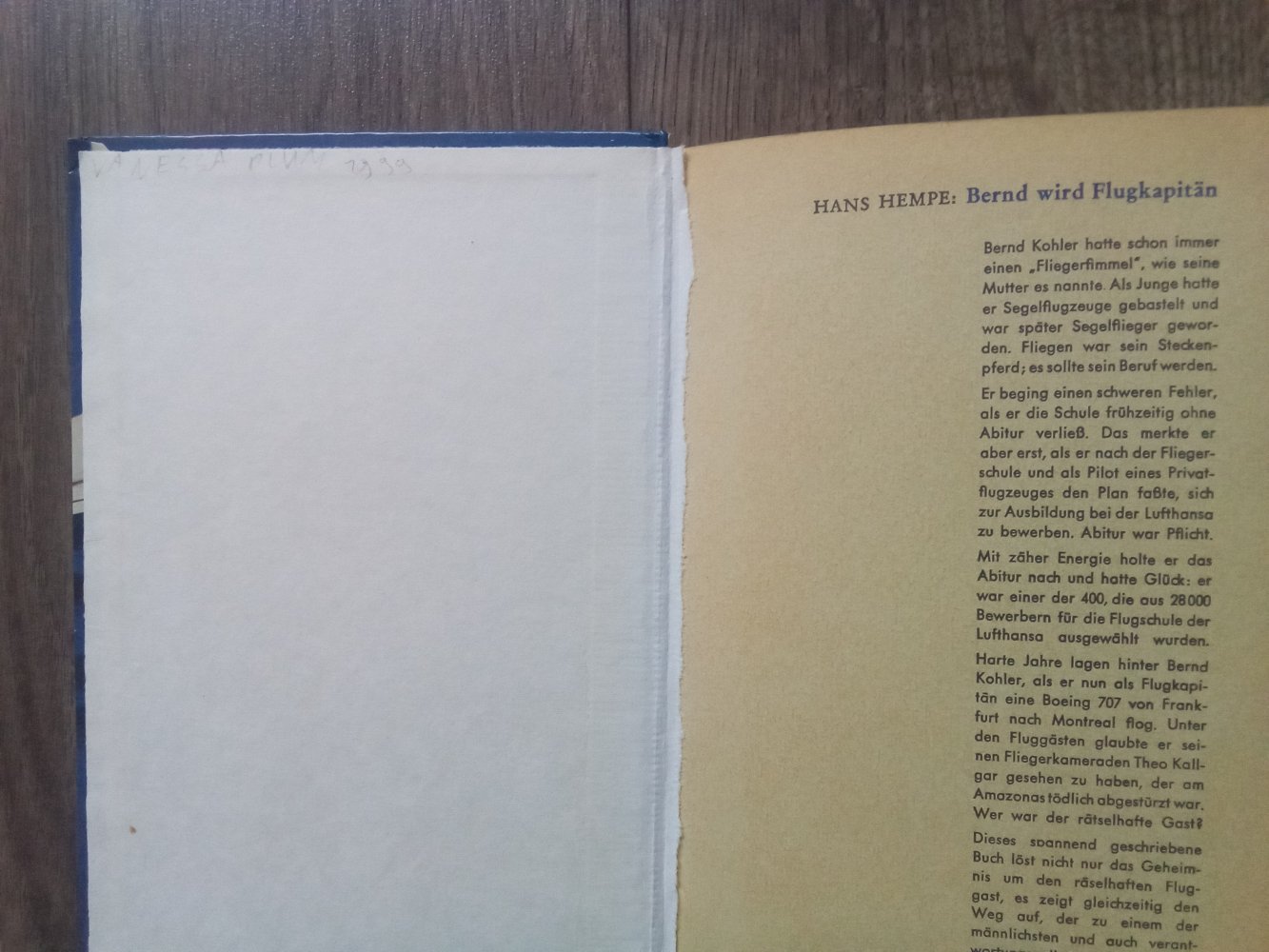 Rinka die Flußpiratin Haselbusch Bernd wird Flugkapitän Hempe GJB