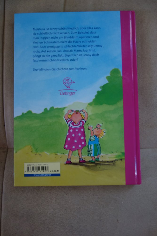 Jenny ist meistens schön friedlich Kirsten Boie Oetinger