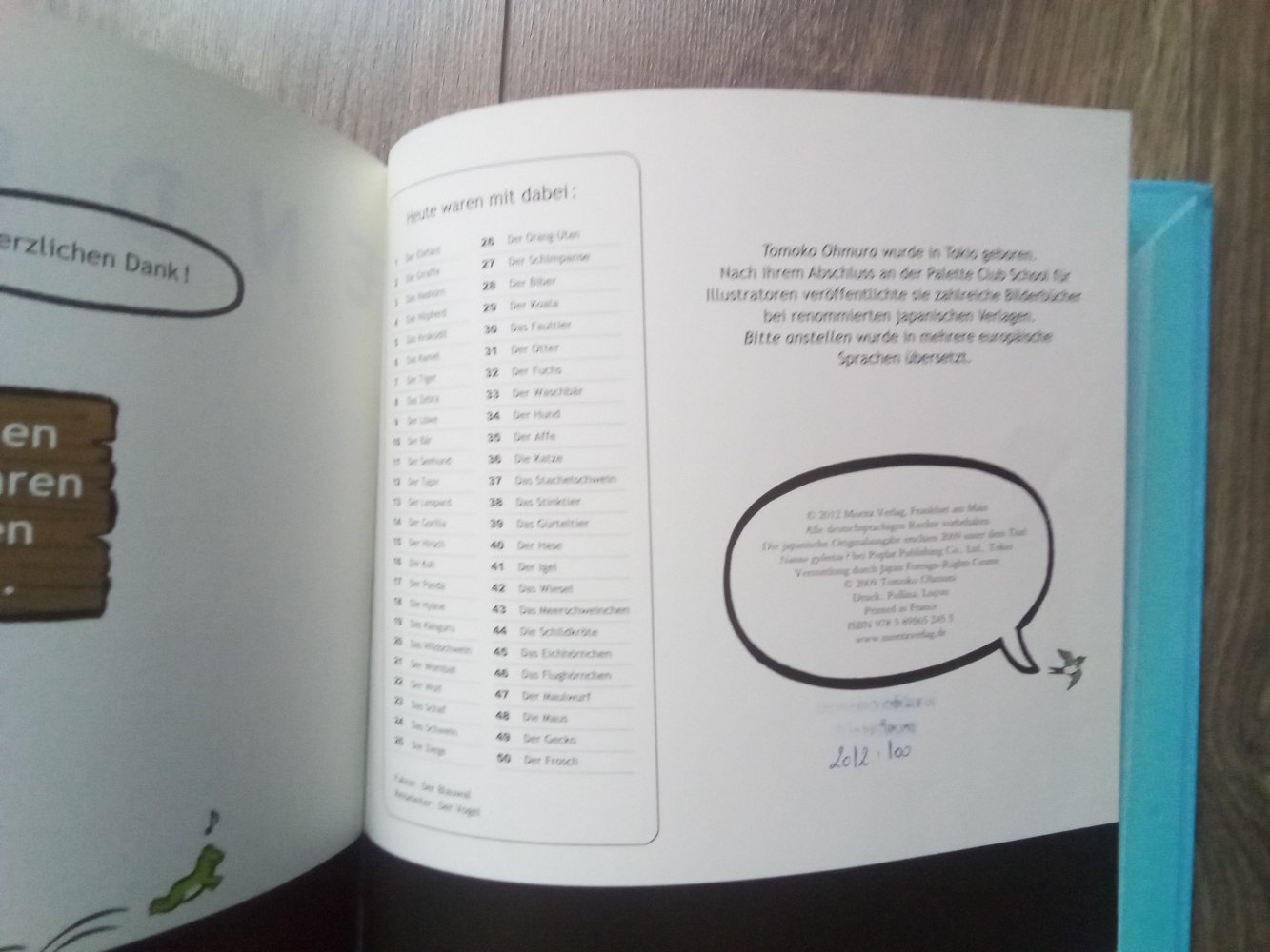 Bitte anstellen! Tomoko Ohmura Bilderbuch Moritz Verlag