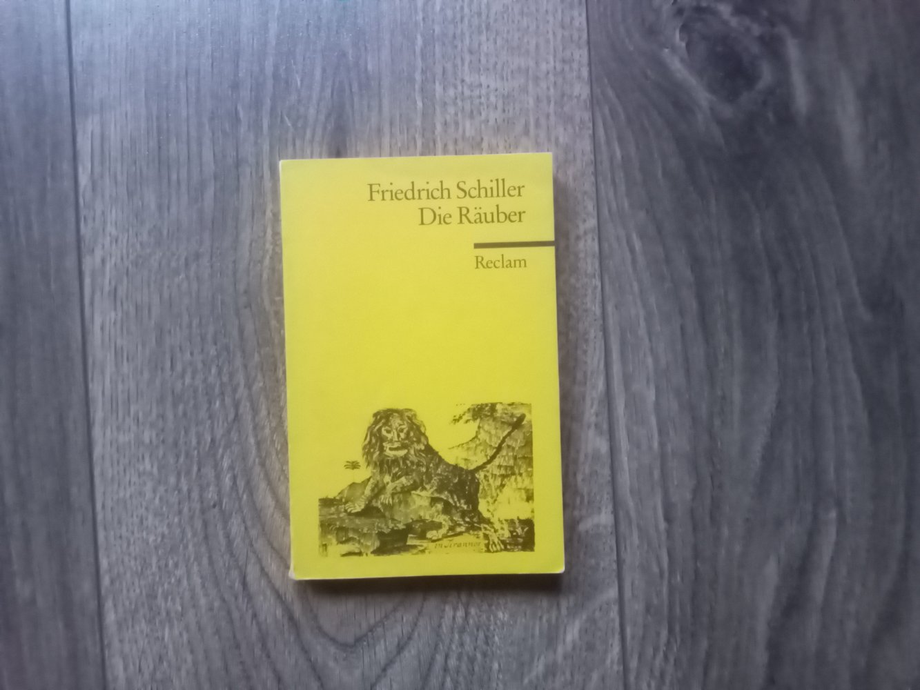 Reclam Heft die Räuber Friedrich Schiller Lektüre Buch