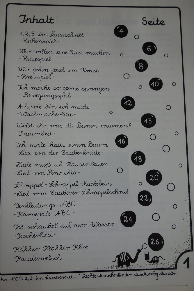 Set 3 Liederhefte Detlev Jöcker Menschenkinder 1,2,3 und weiter geht's im Sauseschritt Elefantis Liederwiese