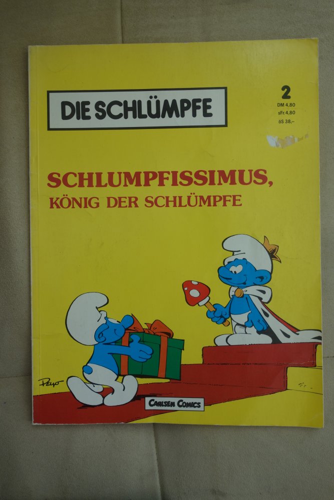Schlumpfissimus König der Schlümpfe Carlsen Comic Schlümpfe