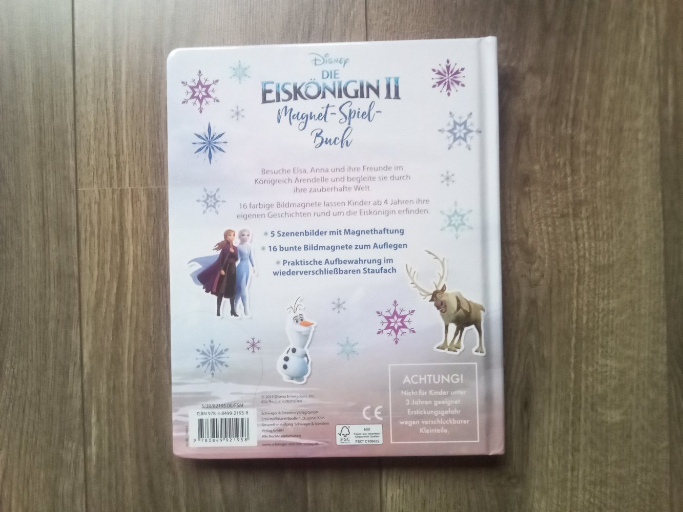 Die Eiskönigin 2 Magnet-Spiel-Buch Buch Anna und Elsa Olaf Frozen