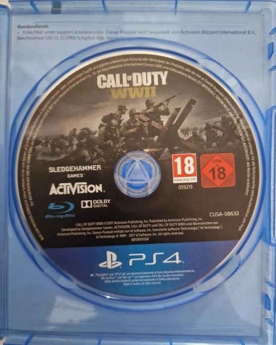 Call of duty WW2, ps4 Call of duty WWII