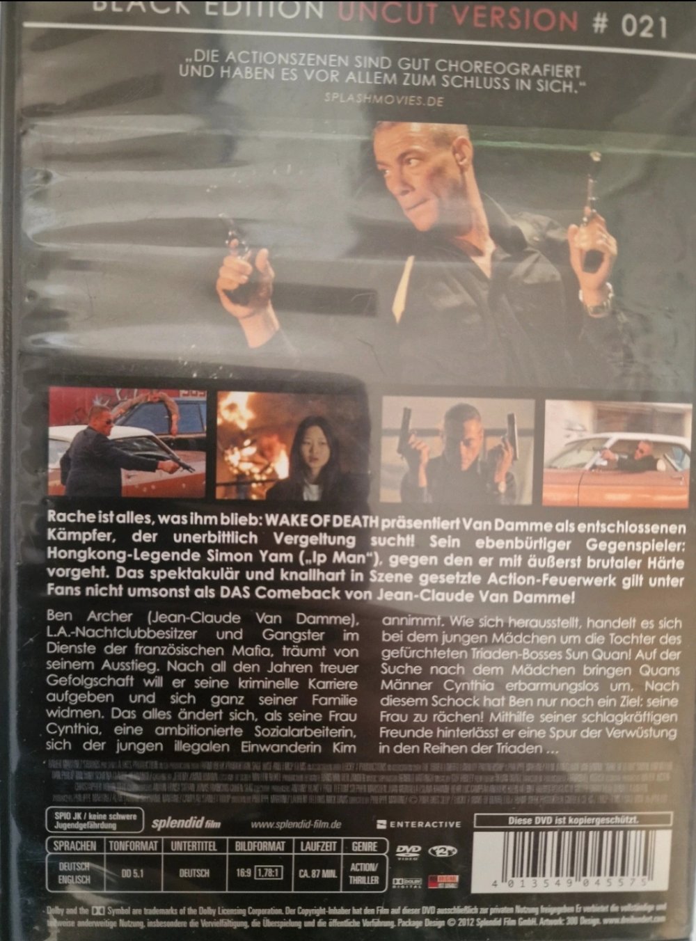 Wake of death uncut Version dvd