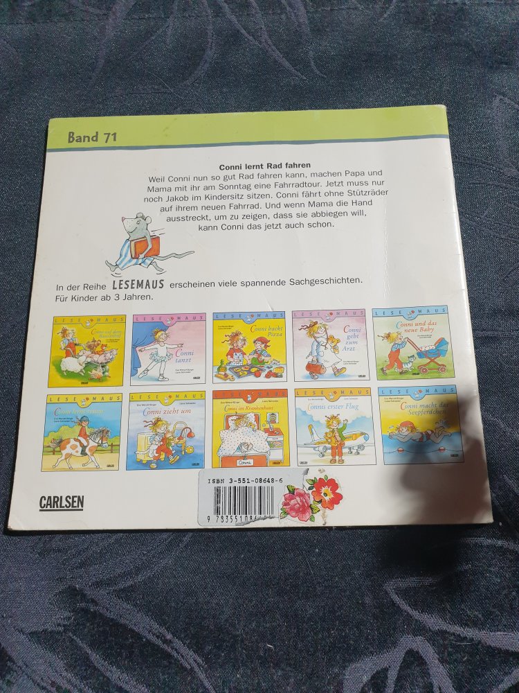 Lesemaus - Conni lernt Rad fahren