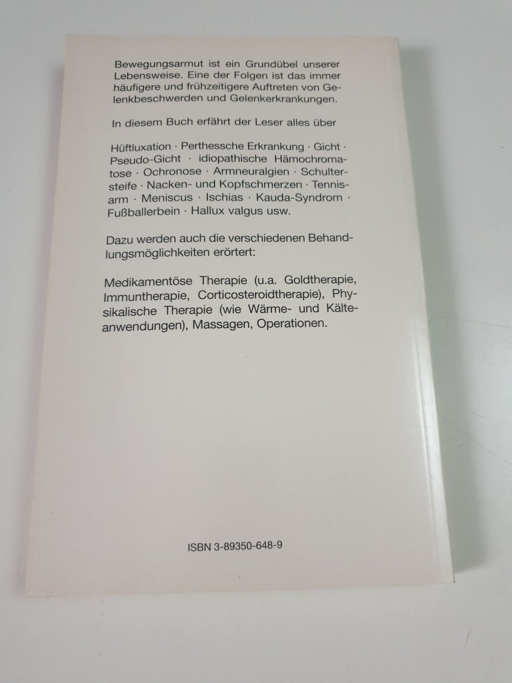 Alles über Gelenerkrankungen 