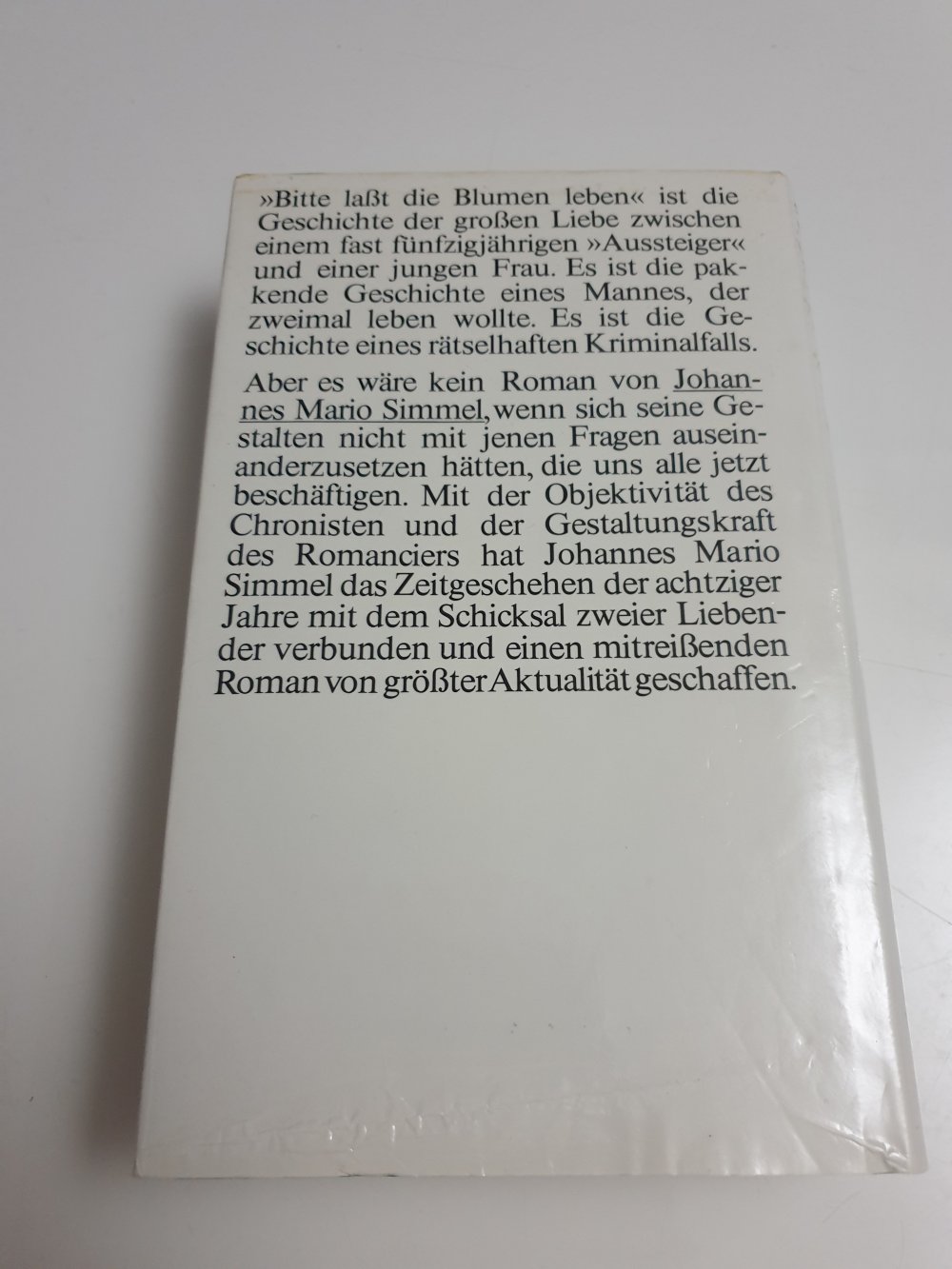Bitte lasst die Blumen leben - J. M. Simmel