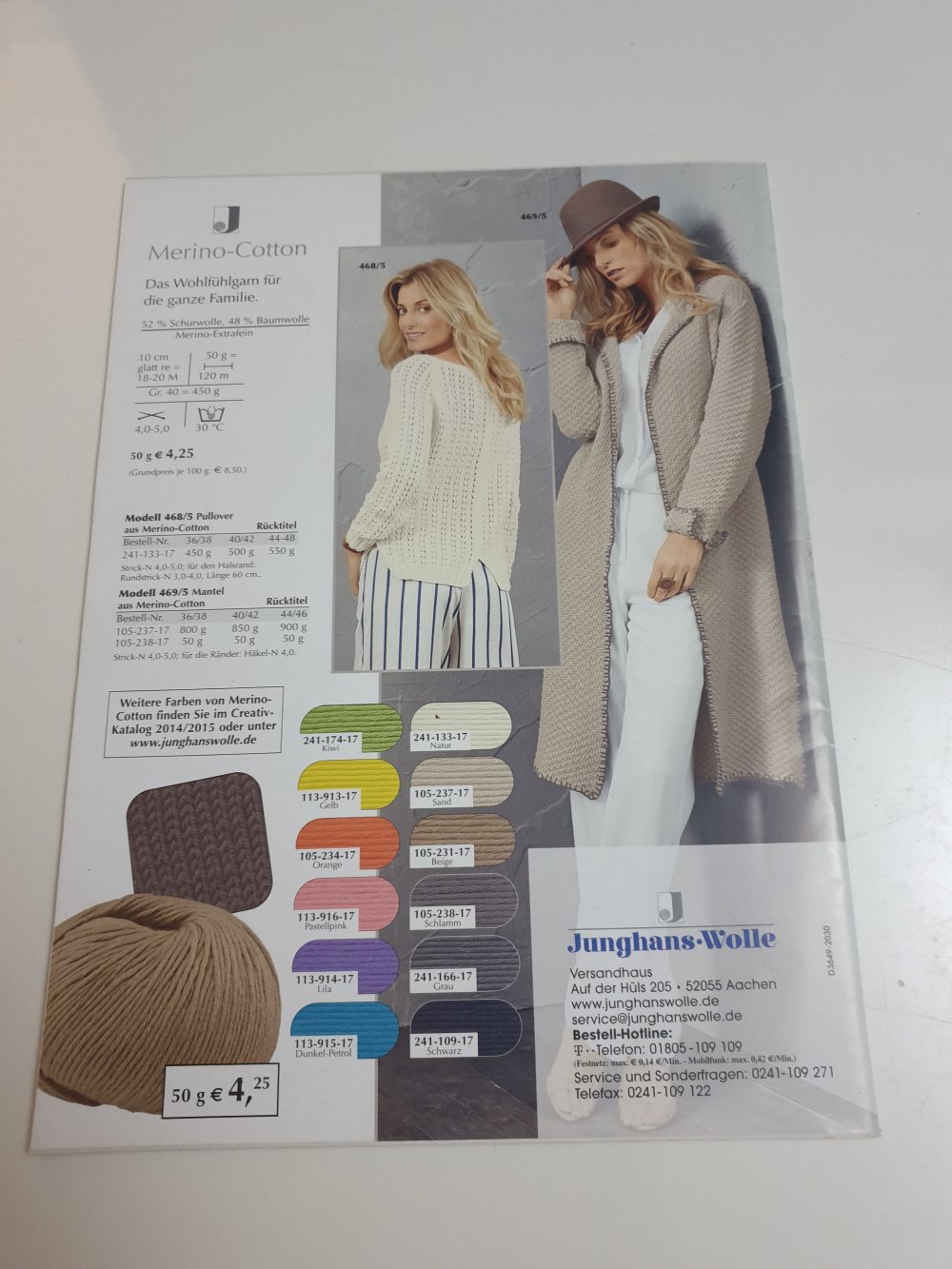 Junghans Wolle - Frühjahr Sommer 2015