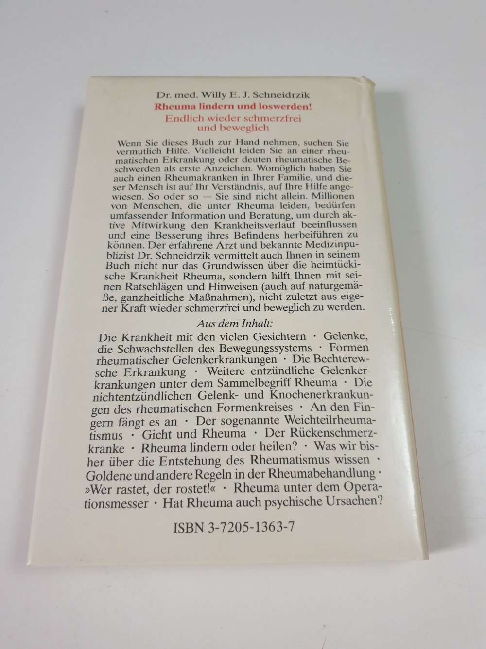 Rheuma lindern und loswerden 