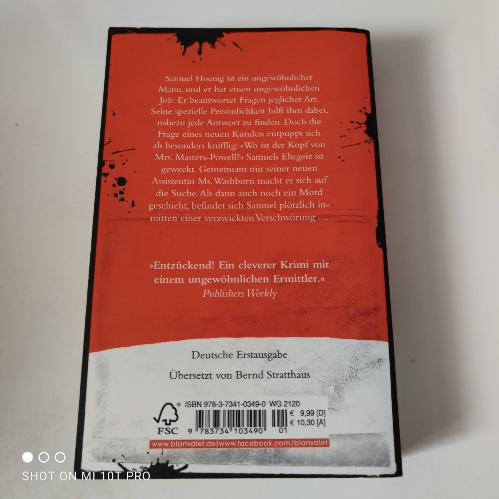 Eine Leiche riskiert Kopf und Kragen - Jeff Cohen