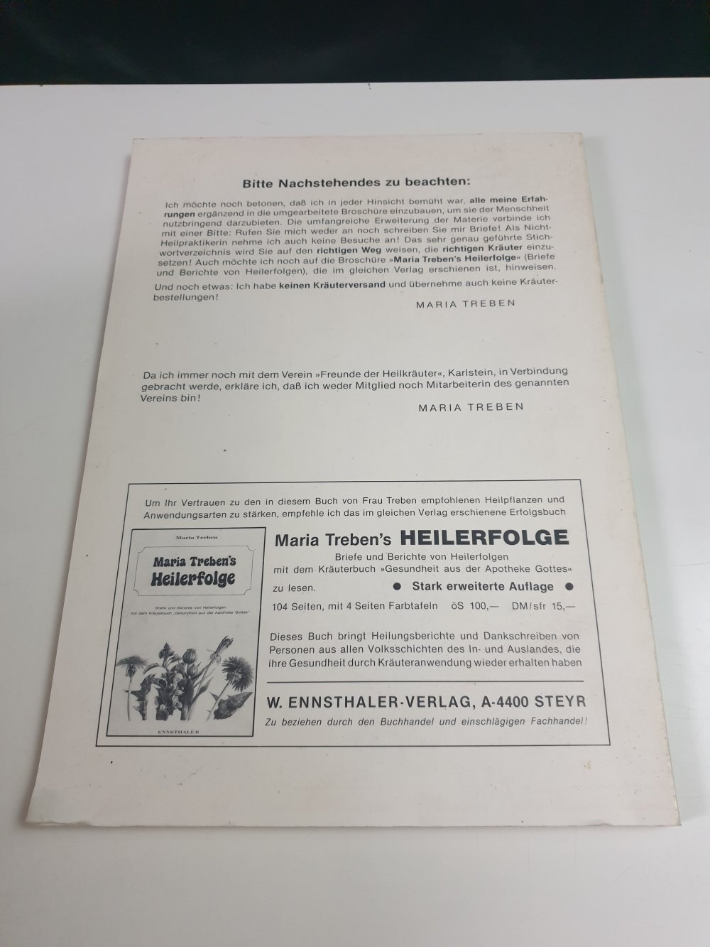 Maria Treben -Gesundheit aus der Apotheke