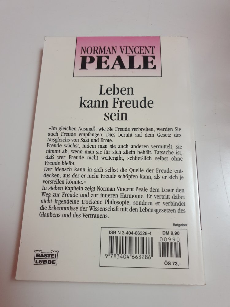 Leben kann Freude sein - Norman Vincent Peale