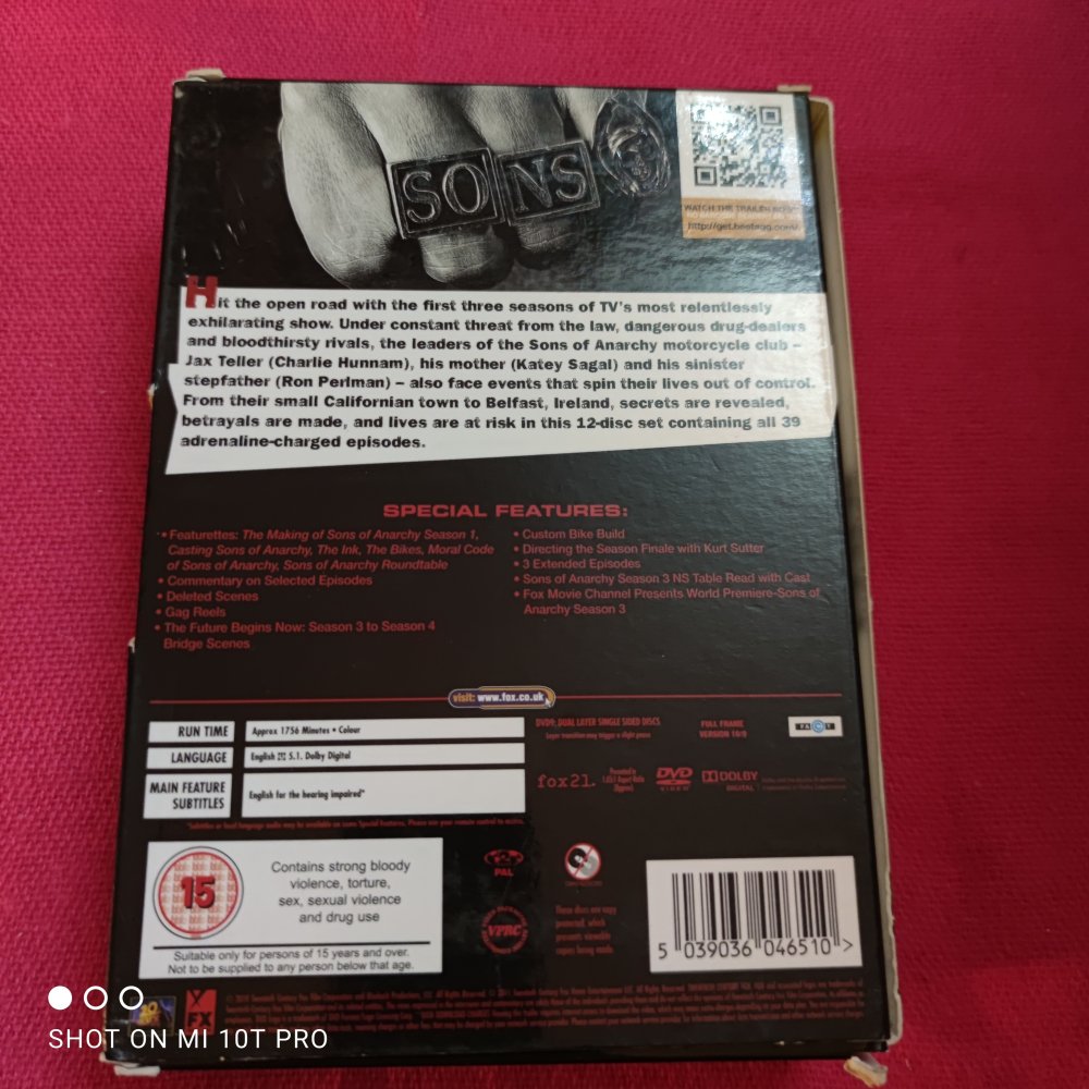 Sons of Anarchy Complete Session 1- 3 