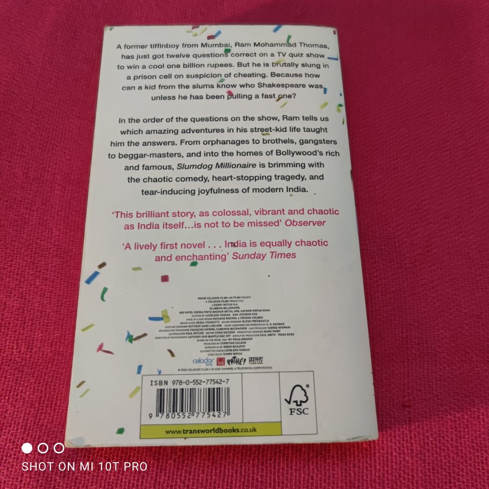 Slumdog Millionaire - Vikas Swarup