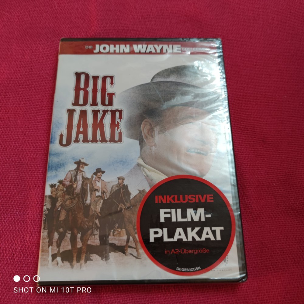 Big Jake mit Filmplakat. - rar