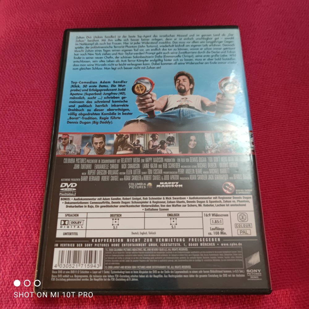 Leg dich nicht mit Zohan an