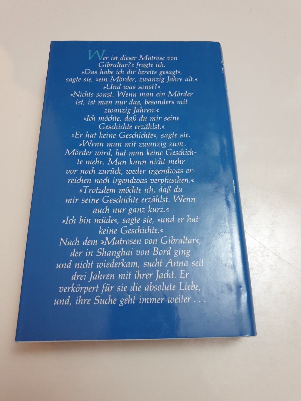 Der Matrose von Gibraltar - M. Duras