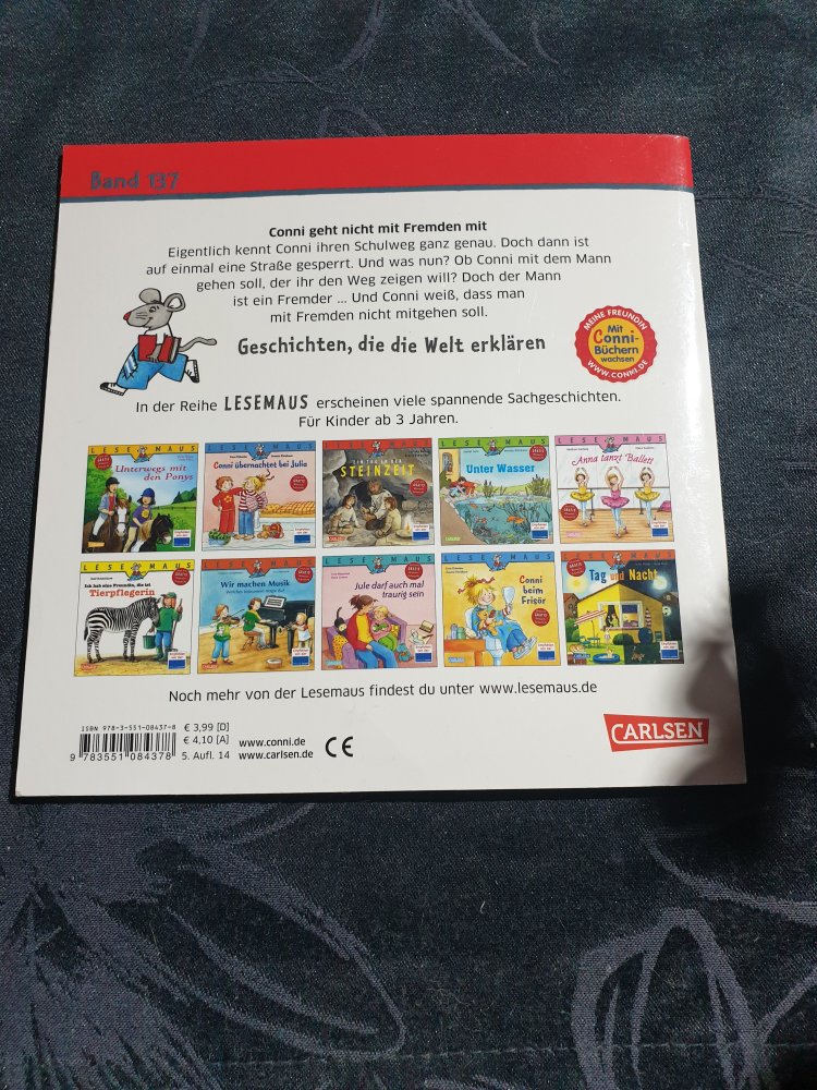 Lesemaus -  Conni geht nicht mit Fremden mit