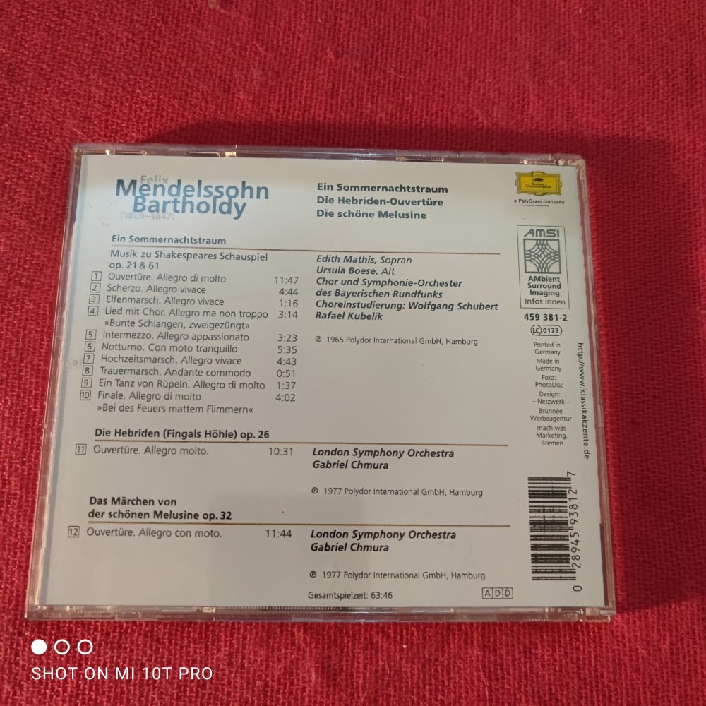 Felix Mendelssohn Bartholdy - Ein Sommernachtstraum