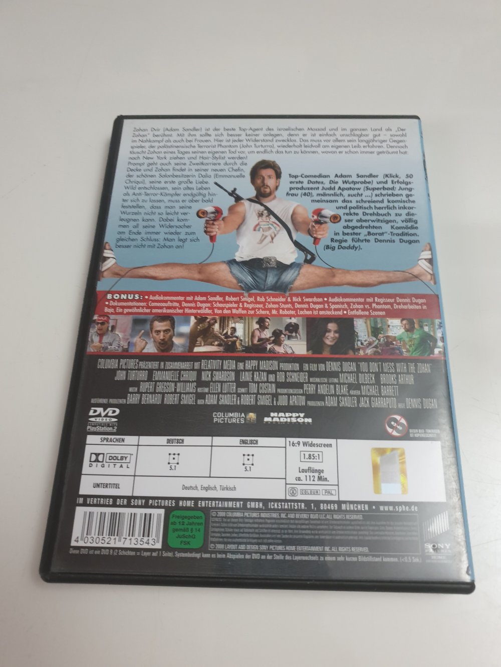 Leg dich nicht mit Zohan an