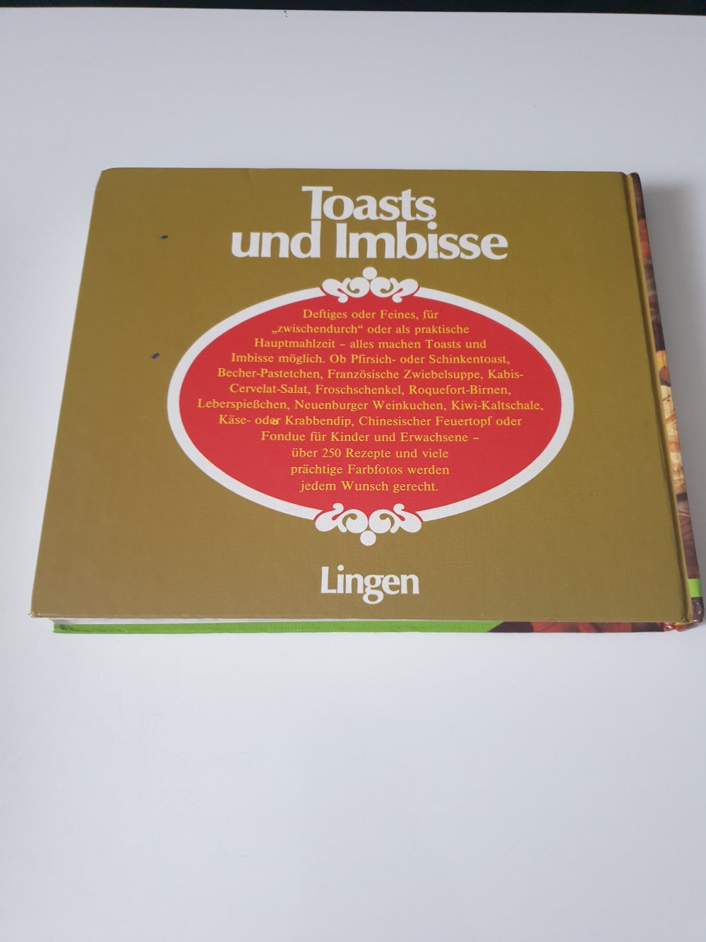 Toasts und Imbisse 