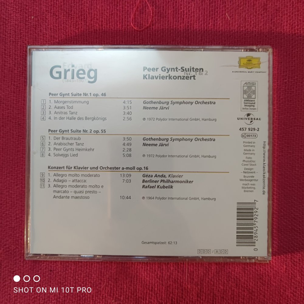 Edvard Grieg - Peer Gynt Suiten Klavierkonzert