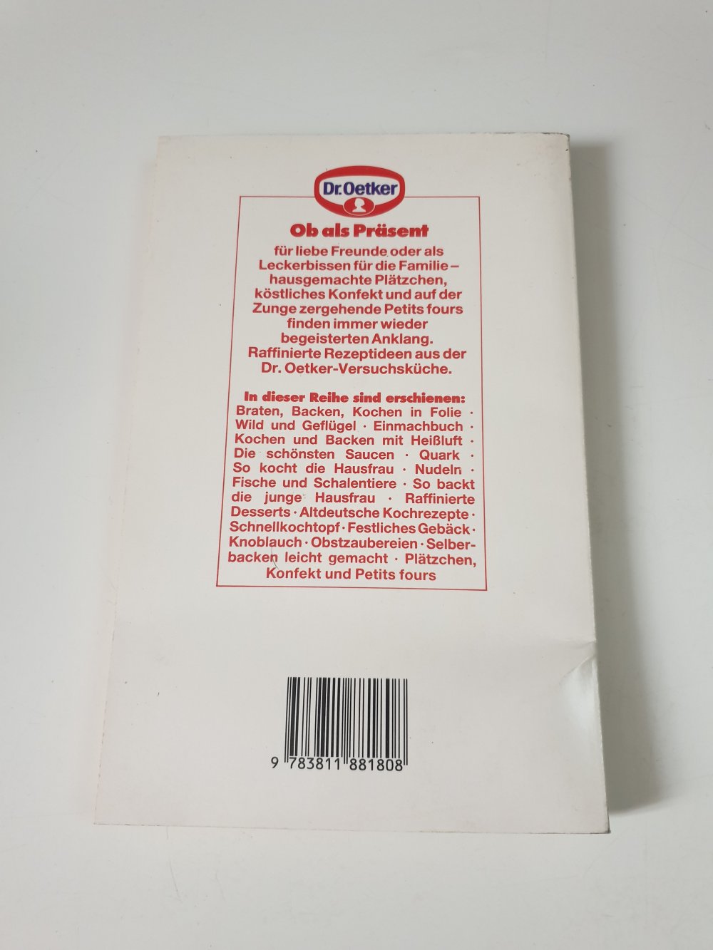 Dr. Oetker Plätzchen Konfekt und Petit fours